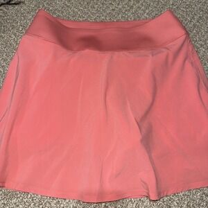 PUMA Women's Skort Peach Pink Tennis‎ Golf Pickleball Elastic Small Pull On NWT